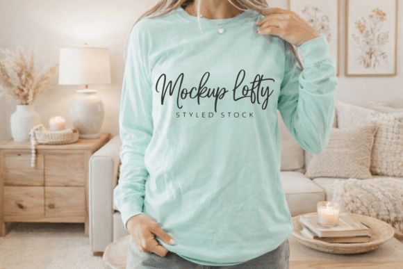 Comfort Colors 6014 Island Reef Mockup: Elevating Your Brand with a Minimalist Approach
