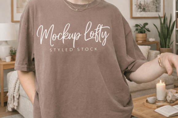 Comfort Colors C1717 Espresso Mockup 15: A Professional Design Tool for T-Shirt Creators