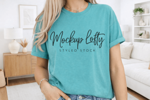 Comfort Colors C1717 Tshirt Mockup 28: A Professional Tool for Design Presentations