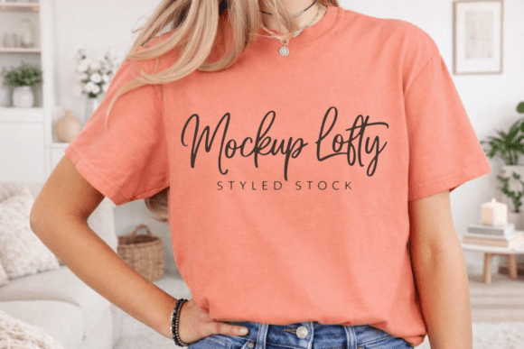 Comfort Colors C1717 Tshirt Mockup 30