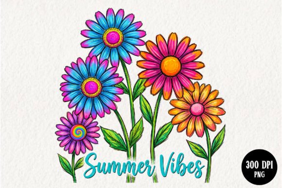 Floral Summer Vibes PNG: A Versatile Digital Asset for Creative Projects