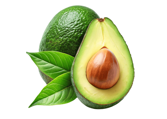 Free Avocado with Transparent PNG