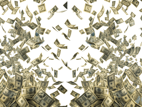 Free Lot of Money is Flying Png: A Designer’s Essential Resource