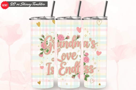 Grandma Quote Tumbler Wrap for Mother’s Day: A Stylish and Practical Design for Custom Drinkware