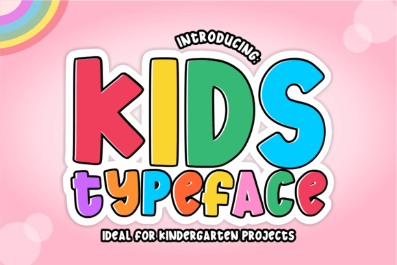 Kidstypeface – Playful, Bubbly Bold Kids Display Font
