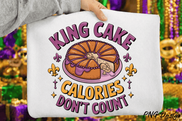 Mardi Gras King Cake PNG Design: A Festive Addition to Your Creative Projects