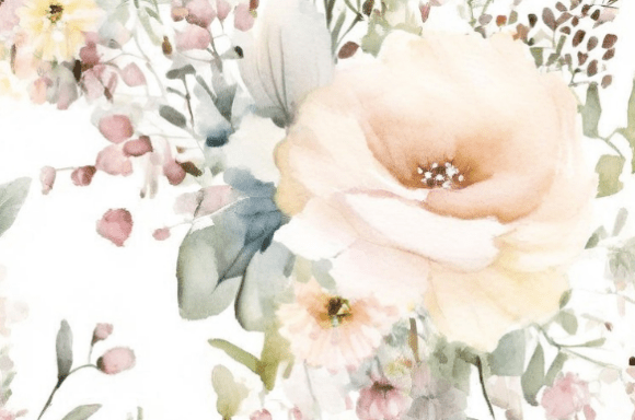 Soft Pastel Watercolor Floral Collection: A Versatile Resource for Creative Projects