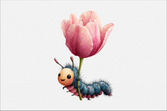 Whimsical Caterpillar PNG Clipart: A Versatile Resource for Creative Projects
