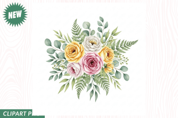 Whimsical Cottage Summer Floral Clipart: A Creative Resource for Design Enthusiasts