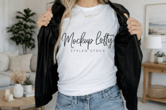 White T-shirt Mockup and Model Shirt Mockup: A Modern Design Essential