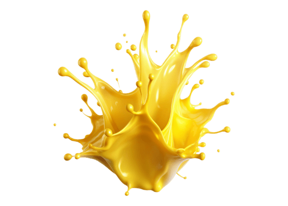Yellow Liquid Splash Png – A Creative Powerhouse